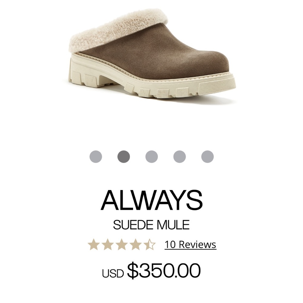 La CANADIENNE always suede mule